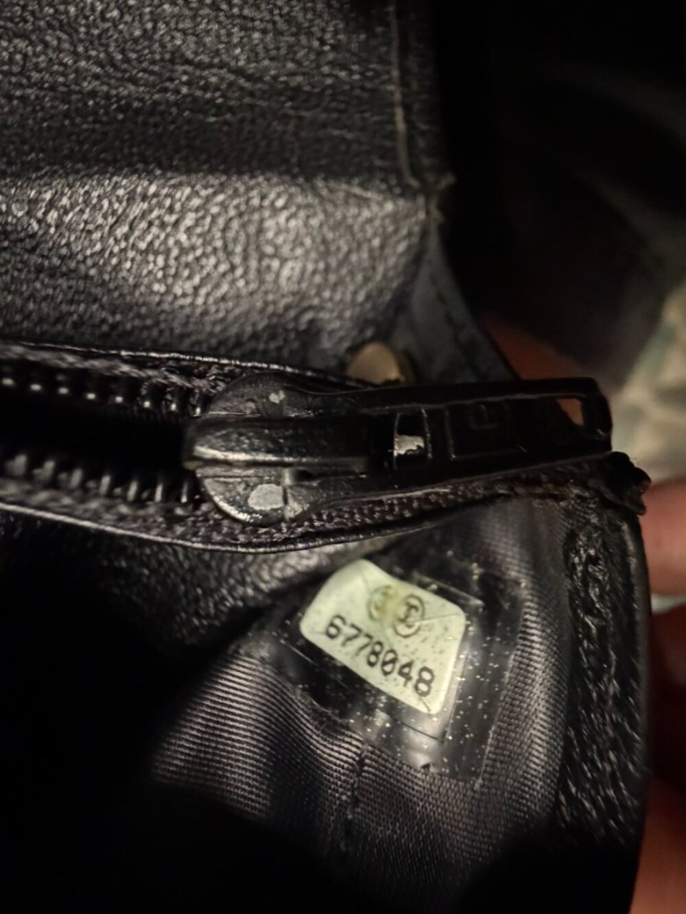 CHANEL Timeless CC Black Leather Crossbody with Gold Chain Strap. - Picture 6 of 7